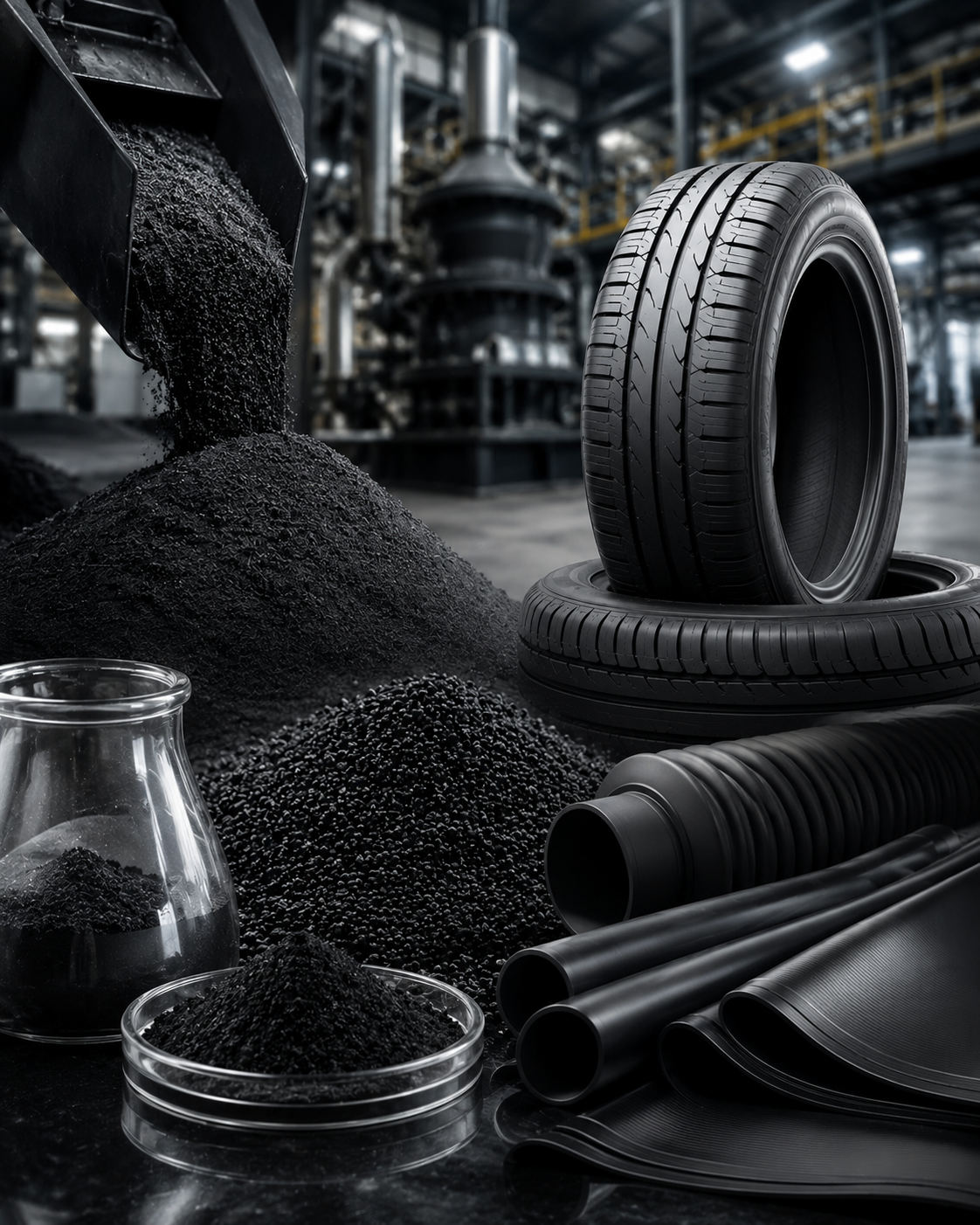Carbon black processing solutions for particle size reduction, classification, blending, and material handling applications
