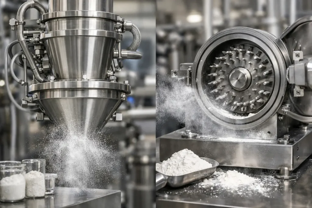 jet mill versus pin mill which fits your process