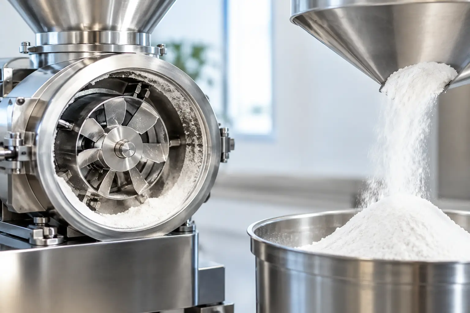 how to improve powder flowability in production