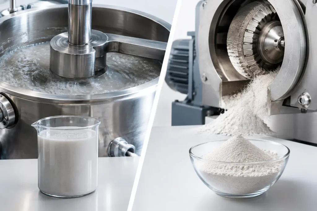 wet milling versus dry milling   which fits